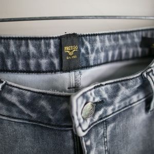 Freego Grey Low Slim Jeggings